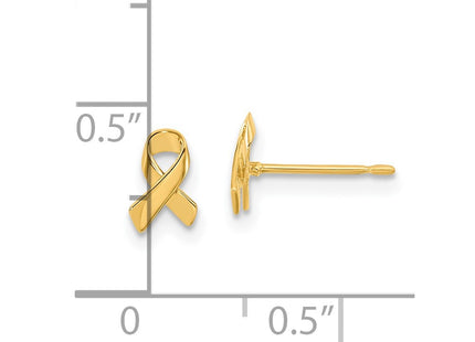 14k Yellow Gold Earrings Style GK966 - Classique Jewelry Inc.