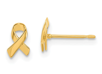 14k Yellow Gold Earrings Style GK966 - Classique Jewelry Inc.