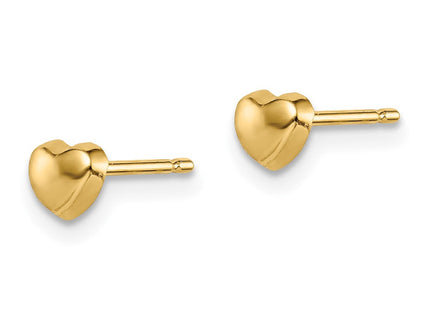 14k Madi K Heart Post Earrings (Style GK983)