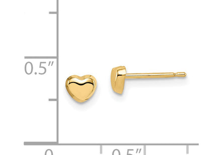 14k Madi K Heart Post Earrings (Style GK983)