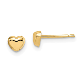 14k Madi K Heart Post Earrings (Style GK983)