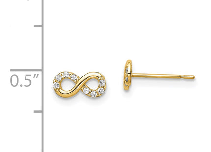 14k Yellow Gold Earrings Style GK988 - Classique Jewelry Inc.