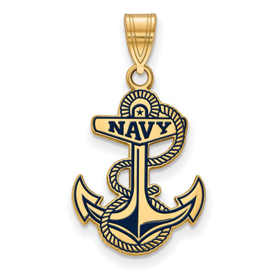 Sterling silver anchor pendant