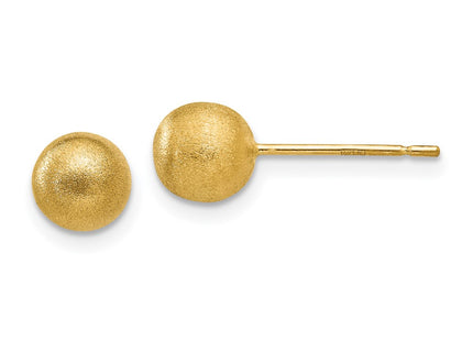 14k Yellow Gold Earrings Style H1011 - Classique Jewelry Inc.