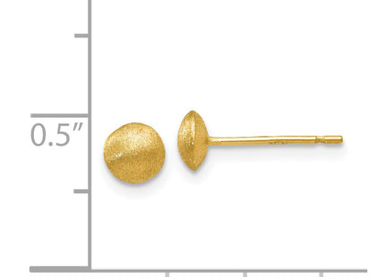 14k Yellow Gold Earrings Style H1018 - Classique Jewelry Inc.