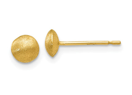 14k Yellow Gold Earrings Style H1018 - Classique Jewelry Inc.