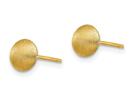 14k Yellow Gold Earrings Style H1019 - Classique Jewelry Inc.