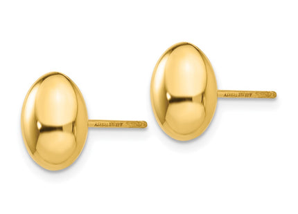 14k Yellow Gold Earrings Style H1020 - Classique Jewelry Inc.