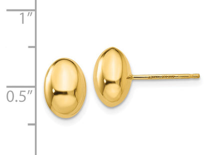 14k Yellow Gold Earrings Style H1020 - Classique Jewelry Inc.