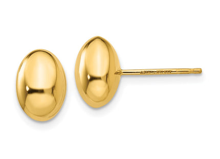 14k Yellow Gold Earrings Style H1020 - Classique Jewelry Inc.
