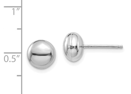 14k White Gold Earrings Style H1023 - Classique Jewelry Inc.