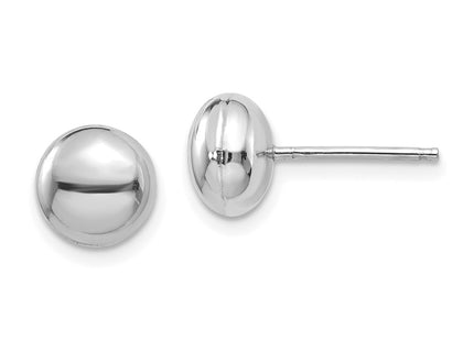 14k White Gold Earrings Style H1023 - Classique Jewelry Inc.