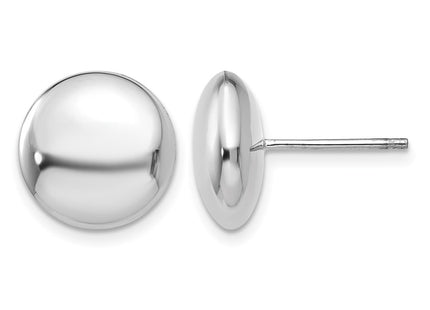 14K white gold earrings
