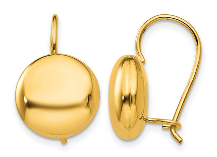 14K gold earrings