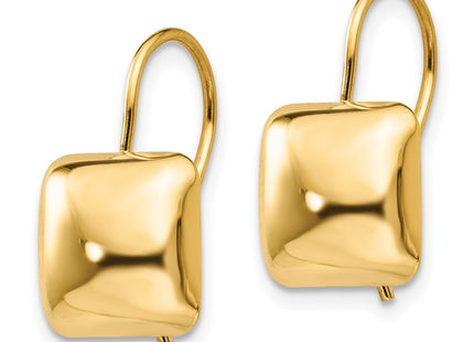 14k Yellow Gold Earrings Style H1040 - Classique Jewelry Inc.