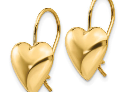 14k Yellow Gold Earrings Style H1042 - Classique Jewelry Inc.