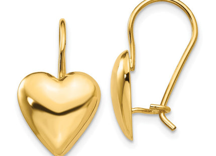 14k Yellow Gold Earrings Style H1042 - Classique Jewelry Inc.