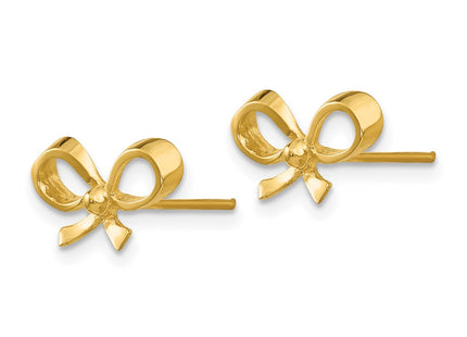 14k Yellow Gold Earrings Style H1051 - Classique Jewelry Inc.