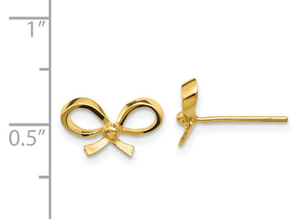 14k Yellow Gold Earrings Style H1051 - Classique Jewelry Inc.