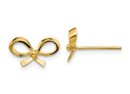 14k Yellow Gold Earrings Style H1051 - Classique Jewelry Inc.
