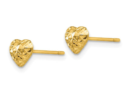 14k Yellow Gold Earrings Style H1066 - Classique Jewelry Inc.