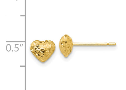 14k Yellow Gold Earrings Style H1066 - Classique Jewelry Inc.
