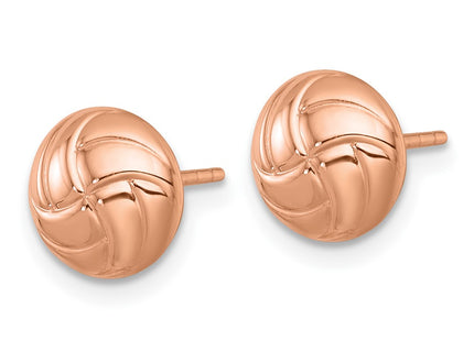 14k Rose Gold Earrings Style H1139 - Classique Jewelry Inc.