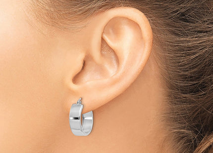 14k White Gold Earrings Style H341 - Classique Jewelry Inc.