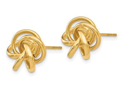 14k Love Knot Earrings (Style H442)