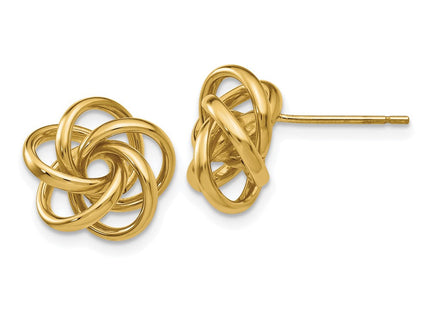 14k Love Knot Earrings (Style H442)