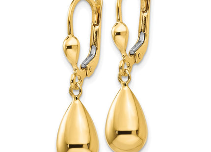 14k Yellow Gold Earrings Style H557 - Classique Jewelry Inc.