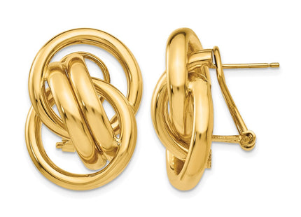 14K gold earrings