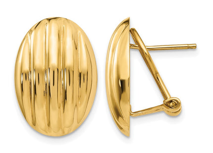 14K gold earrings