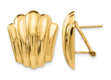 14K gold earrings
