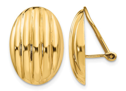 14K gold earrings