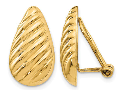 14K gold earrings