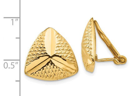 14k Non-pierced Fancy Earrings (Style H641)