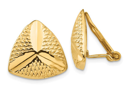 14k Non-pierced Fancy Earrings (Style H641)
