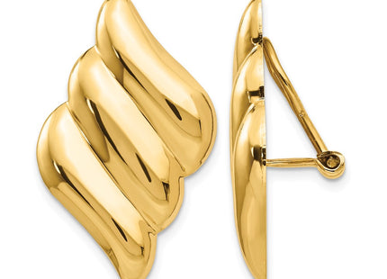 14K gold earrings