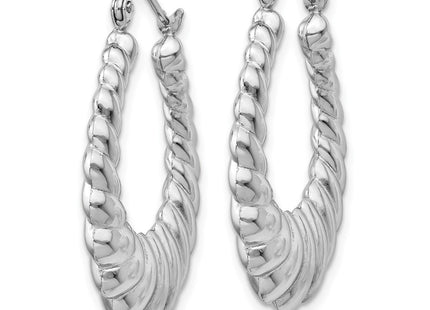 14k White Gold Earrings Style H670 - Classique Jewelry Inc.