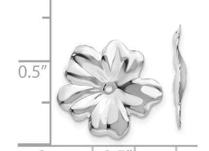14k White Gold Earrings Style H717J - Classique Jewelry Inc.
