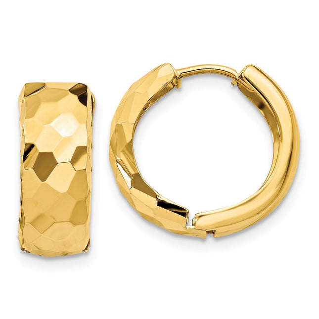 14k Yellow Gold Earrings Style H786 - Classique Jewelry Inc.