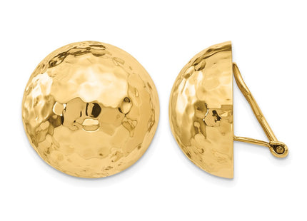 14K gold earrings