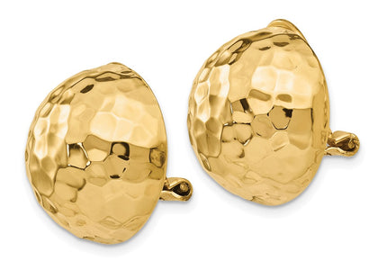 14K gold earrings, alternate view