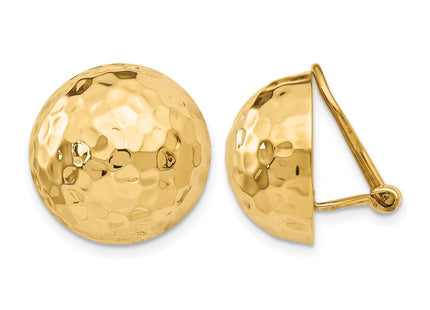 14K gold earrings