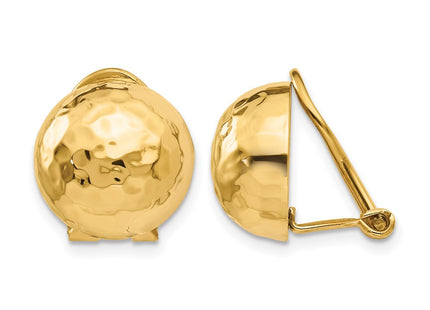 14K gold earrings