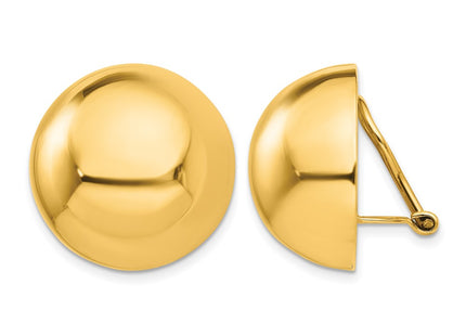 14K gold earrings