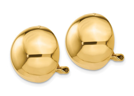 14k Yellow Gold Earrings Style H897 - Classique Jewelry Inc.