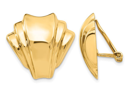 14K gold earrings