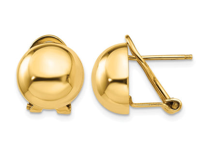14K gold earrings